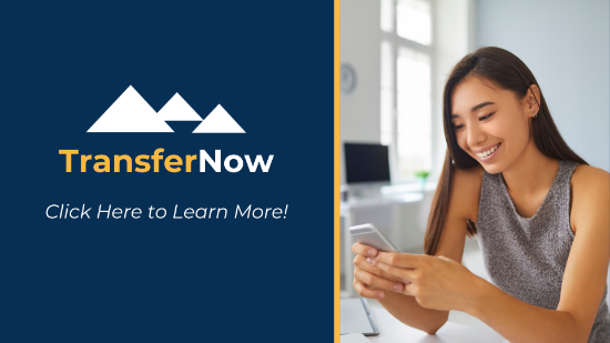 Find out more about TransferNow, an easy and secure way to transfer funds between institutions. 